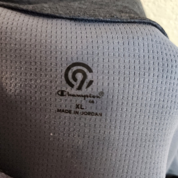 Champion Gray Half Zip Performance Active Women's Pullover Sweatshirt - Picture 2 of 5